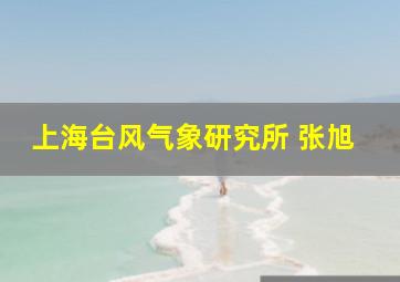 上海台风气象研究所 张旭